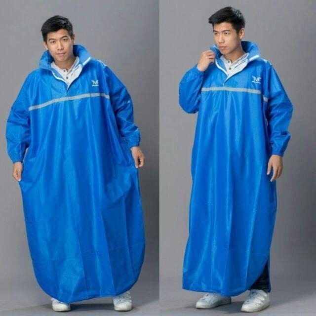 [周傳] 現貨 風采型半開式雨衣 尼龍太空雨衣 (套頭式) 東伸雨衣 一件式雨衣 DongShen  外送員雨衣 現貨-細節圖4