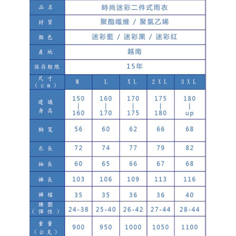 【東伸】都會叢林迷彩外套雨衣(雨衣 風衣 二件式雨衣) 周傳 預購-細節圖9