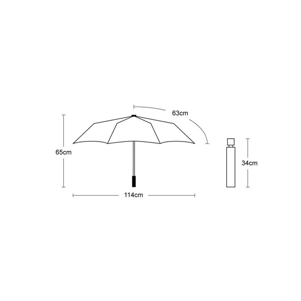 [周傳]自動完美瞬收傘 Unispin 25吋自動完美瞬收傘 易收傘 一鍵秒收 三秒快速收捲 晴雨傘 摺疊傘 自動傘-細節圖7
