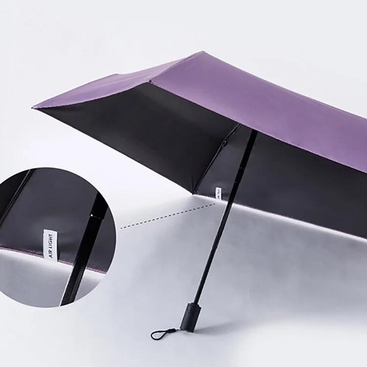 【周傳】自動傘 簡約素面 安全自動開收傘220g 輕量 抗UV 不透光 安全省力-細節圖4