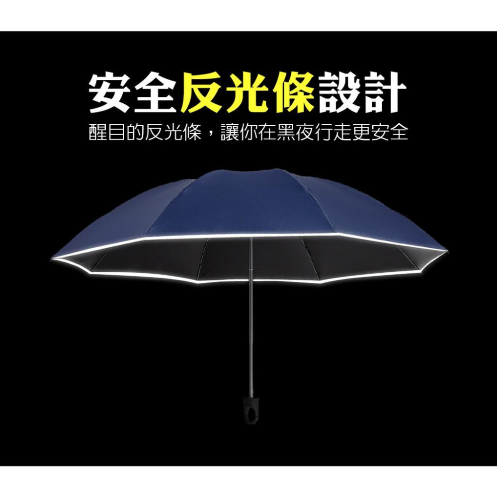 [周傳]大傘面 反向手開傘 工具人隨身輕量防風傘 輕量 反向收傘 抗風 黑膠防曬 5.0/周傳-細節圖8