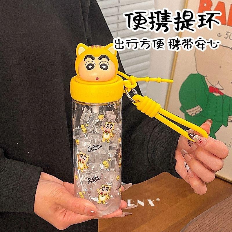 💕在台現貨24h內出貨!!💕2025最新爆款夏日蠟筆小新水杯❤️-細節圖6