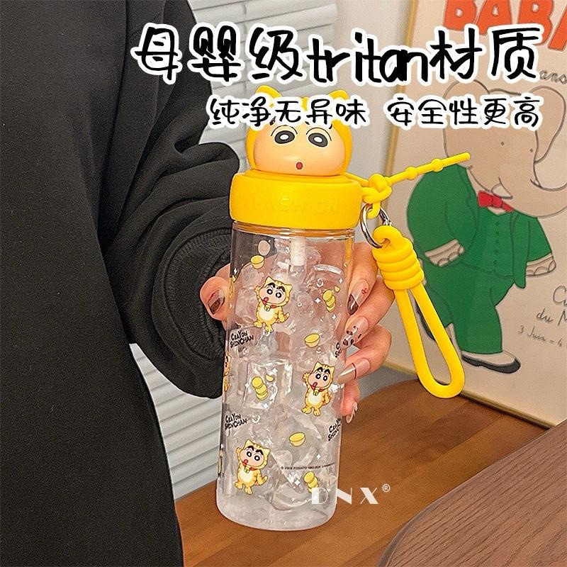 💕在台現貨24h內出貨!!💕2025最新爆款夏日蠟筆小新水杯❤️-細節圖8