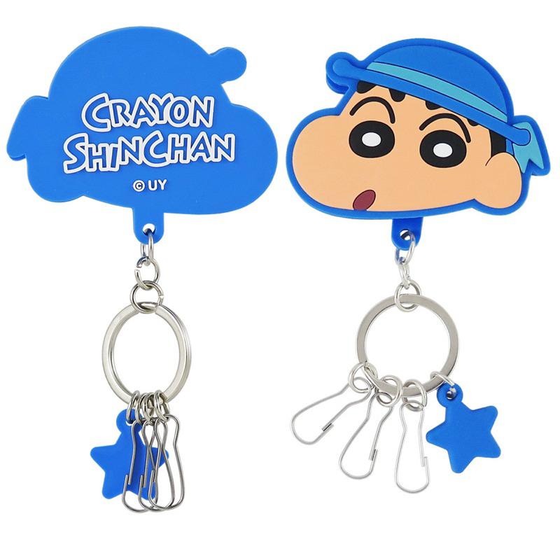 ✡️在台現貨不用等！！蠟筆小新夾子鑰匙圈🔑-細節圖7