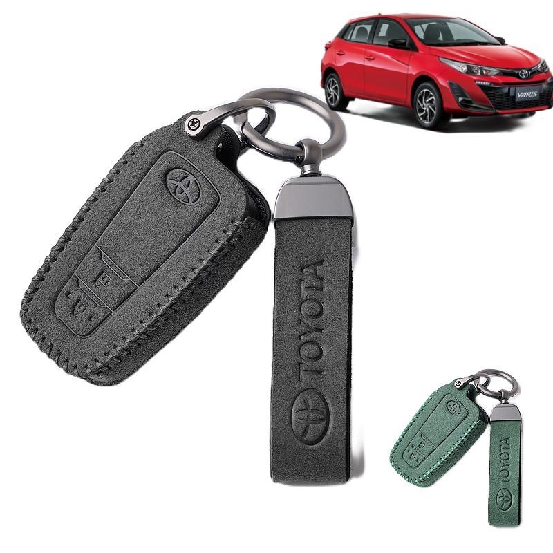 現貨免運 豐田 Toyota專用  Corolla Altis RAV4 ASURADA 翻毛皮鑰匙套 鑰匙圈-細節圖6