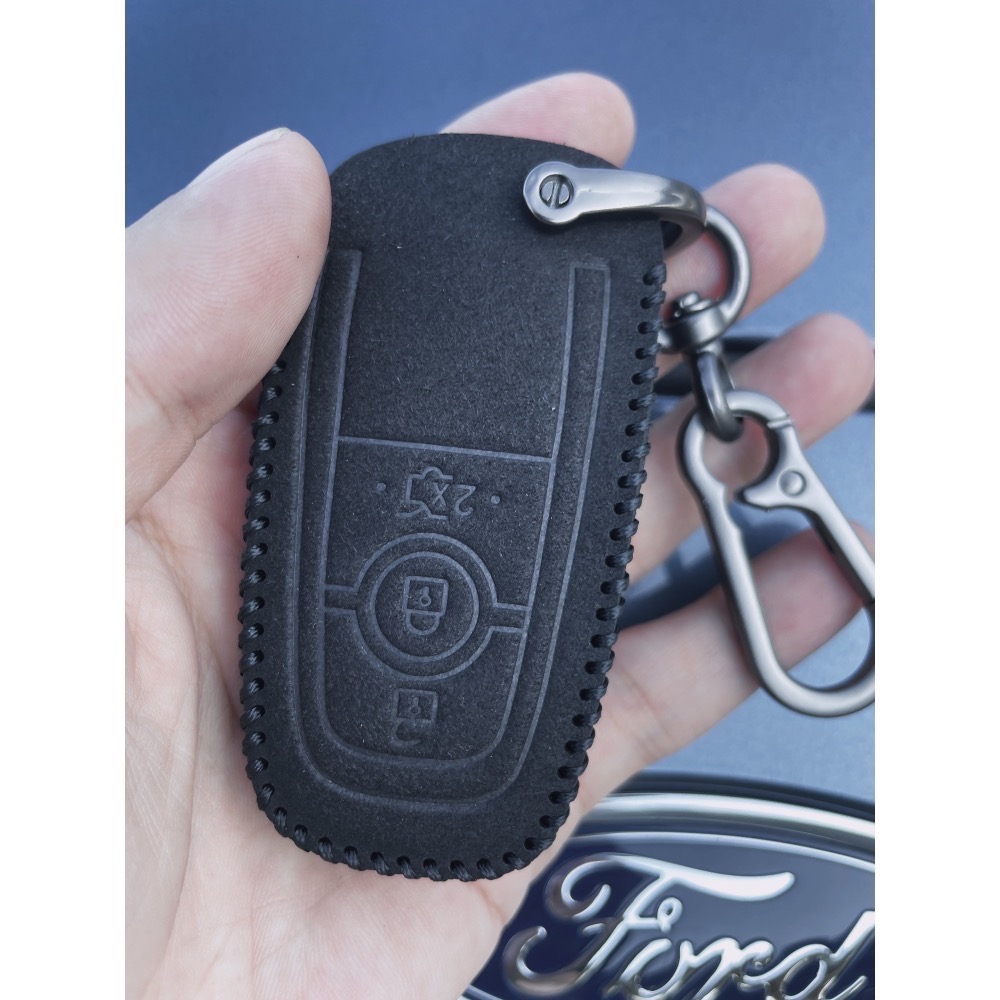 現貨免運  福特Ford Kuga Focus  Wagon Active 翻毛皮鑰匙套-細節圖3
