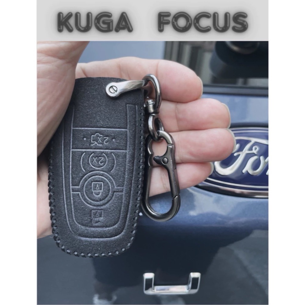 現貨免運  福特Ford Kuga Focus  Wagon Active 翻毛皮鑰匙套-規格圖4