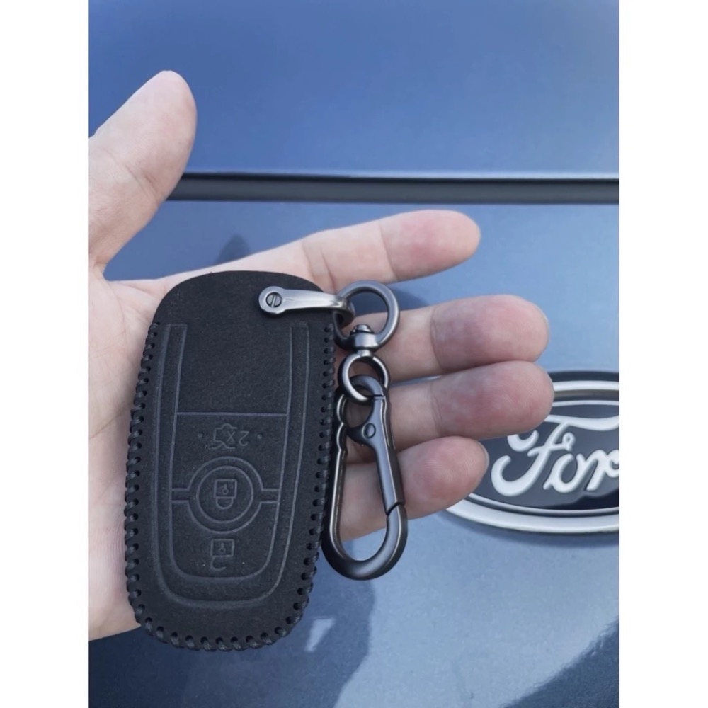 現貨免運  福特Ford Kuga Focus  Wagon Active 翻毛皮鑰匙套-規格圖4