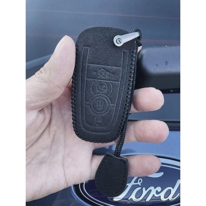 現貨免運  福特Ford Kuga Focus  Wagon Active 翻毛皮鑰匙套-規格圖4