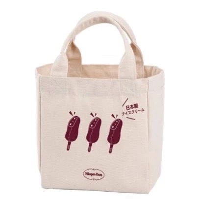 多款 哈根達斯 日系 雪糕款 帆布袋 Haagen-Dazs  Miffy 米飛兔  購物袋 手提袋 便當袋 束口保冷袋-規格圖3
