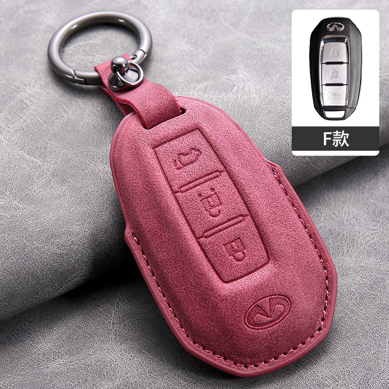 INFINITI 英菲尼迪  QX30 QX50 QX60 QX55 Q30  Q50 Q60 Q70  鑰匙皮套-規格圖6