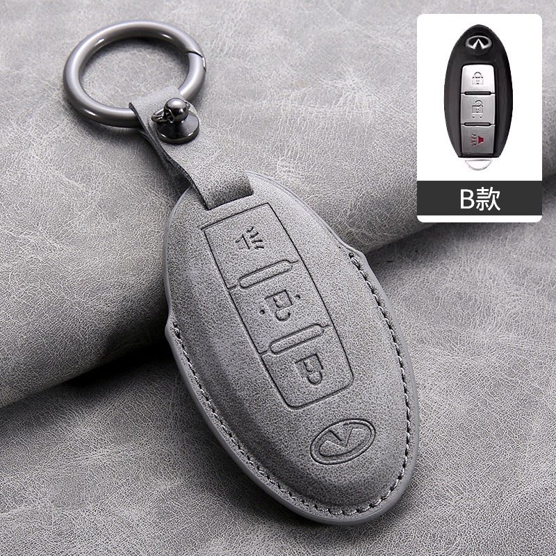 INFINITI 英菲尼迪  QX30 QX50 QX60 QX55 Q30  Q50 Q60 Q70  鑰匙皮套-規格圖6