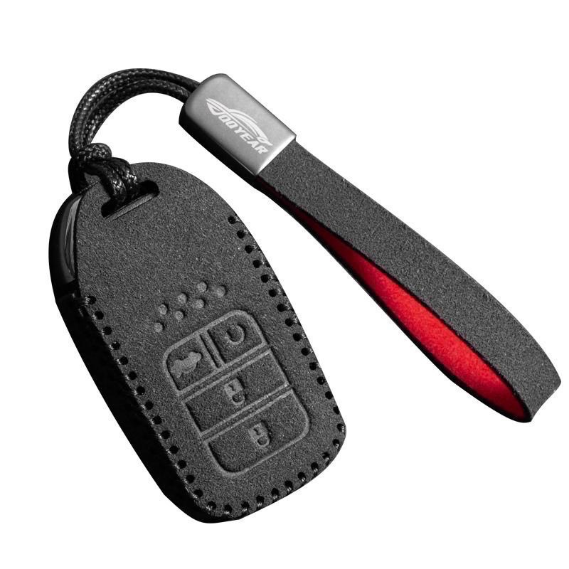 本田 HONDA 鑰匙圈 CRV6 CRV5.5 HRV Odyssey Fit 皮套 翻毛鑰匙皮套-細節圖6