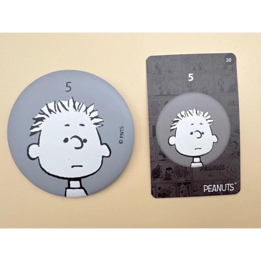 PEANUTS 75 限量徽章別針１入加小卡１張 多達66款  snoopy 史努比 系列-規格圖3