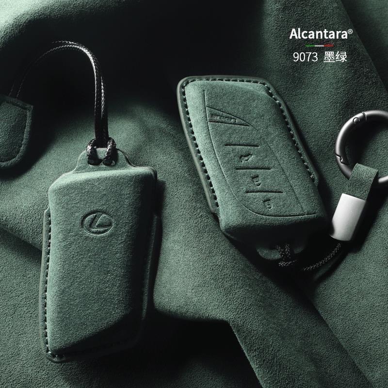Lexus 雷克薩斯 凌志 ES200 NX300 RS IS GS RX NX Alcantara 進口翻毛皮鑰匙皮套-細節圖2