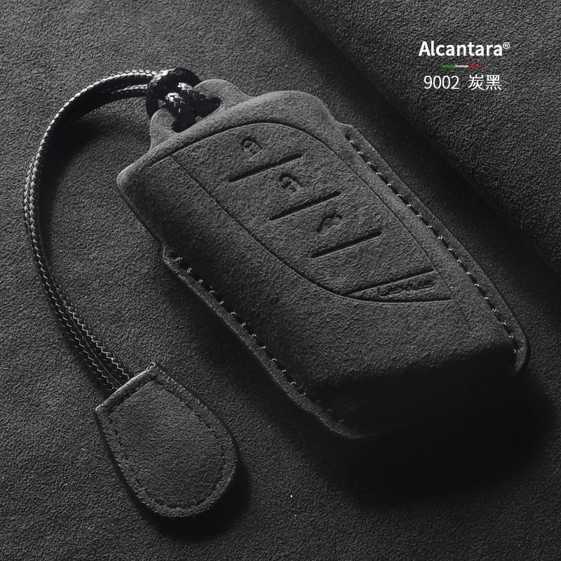 Lexus 雷克薩斯 凌志 ES200 NX300 RS IS GS RX NX Alcantara 進口翻毛皮鑰匙皮套-細節圖3