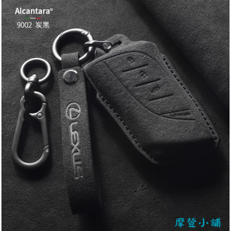 Lexus 雷克薩斯 凌志 ES200 NX300 RS IS GS RX NX Alcantara 進口翻毛皮鑰匙皮套-規格圖9