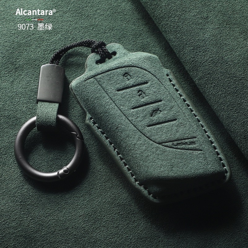 Lexus 雷克薩斯 凌志 ES200 NX300 RS IS GS RX NX Alcantara 進口翻毛皮鑰匙皮套-規格圖9