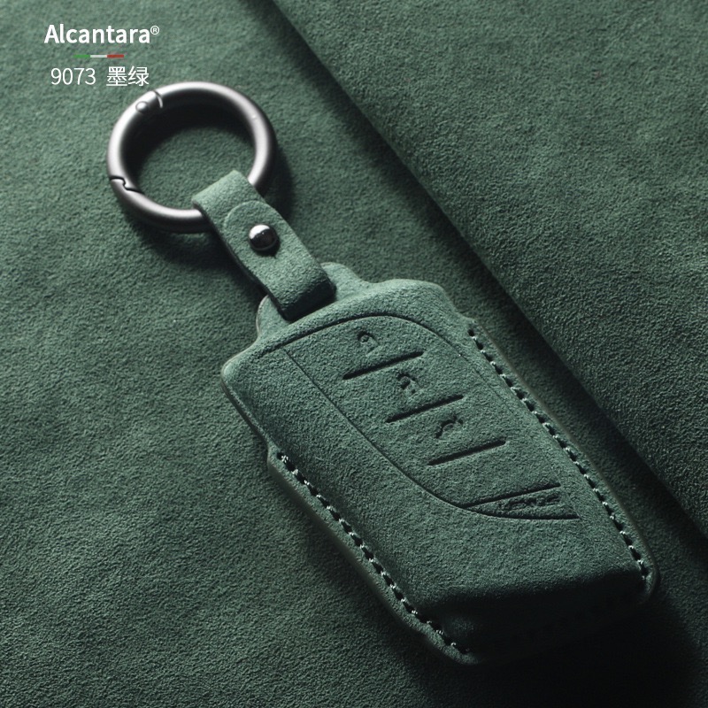 Lexus 雷克薩斯 凌志 ES200 NX300 RS IS GS RX NX Alcantara 進口翻毛皮鑰匙皮套-規格圖9