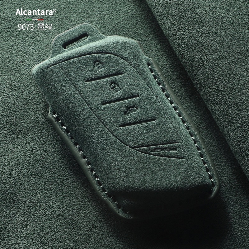 Lexus 雷克薩斯 凌志 ES200 NX300 RS IS GS RX NX Alcantara 進口翻毛皮鑰匙皮套-規格圖9