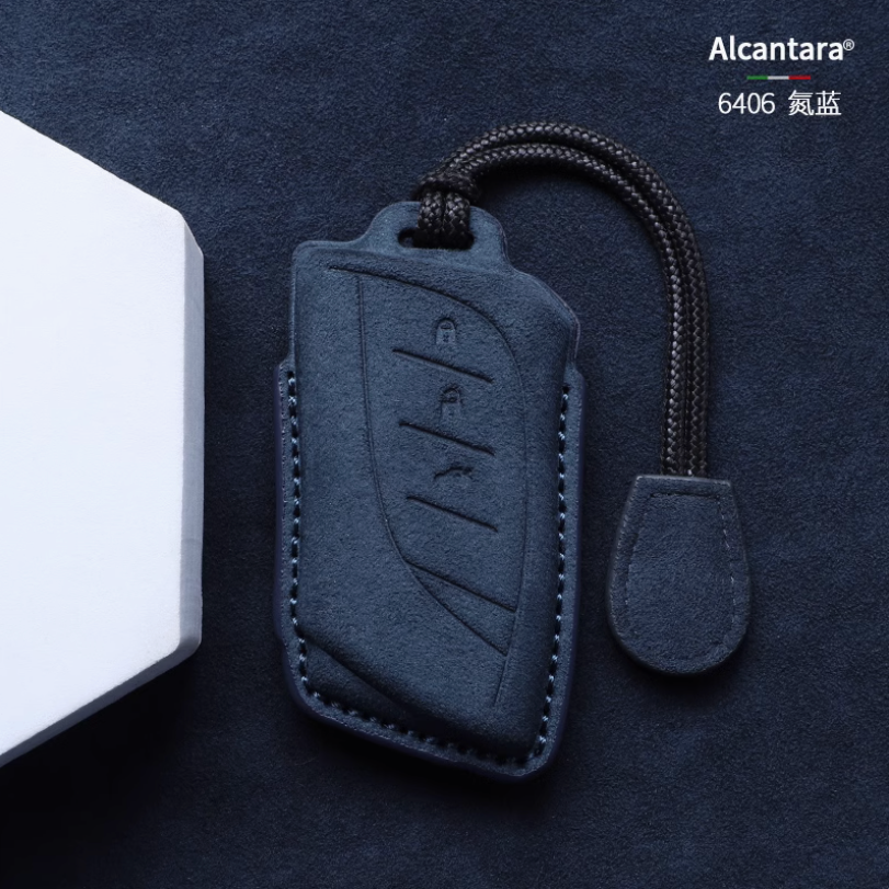 Lexus 雷克薩斯 凌志 ES200 NX300 RS IS GS RX NX Alcantara 進口翻毛皮鑰匙皮套-規格圖9