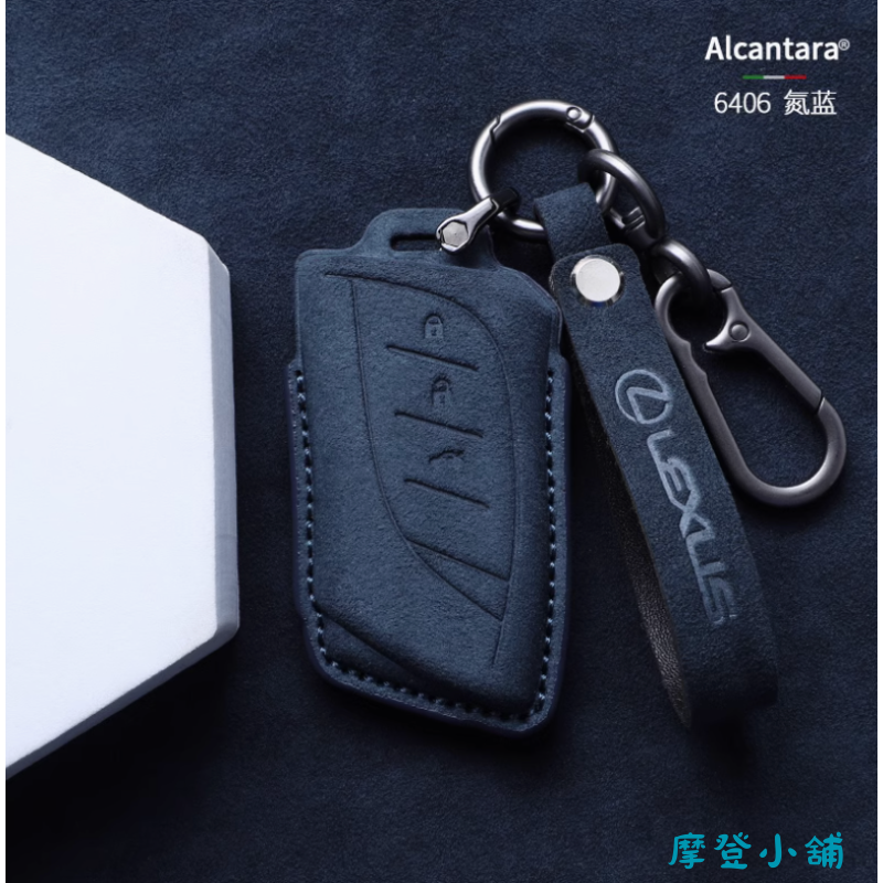 Lexus 雷克薩斯 凌志 ES200 NX300 RS IS GS RX NX Alcantara 進口翻毛皮鑰匙皮套-規格圖9