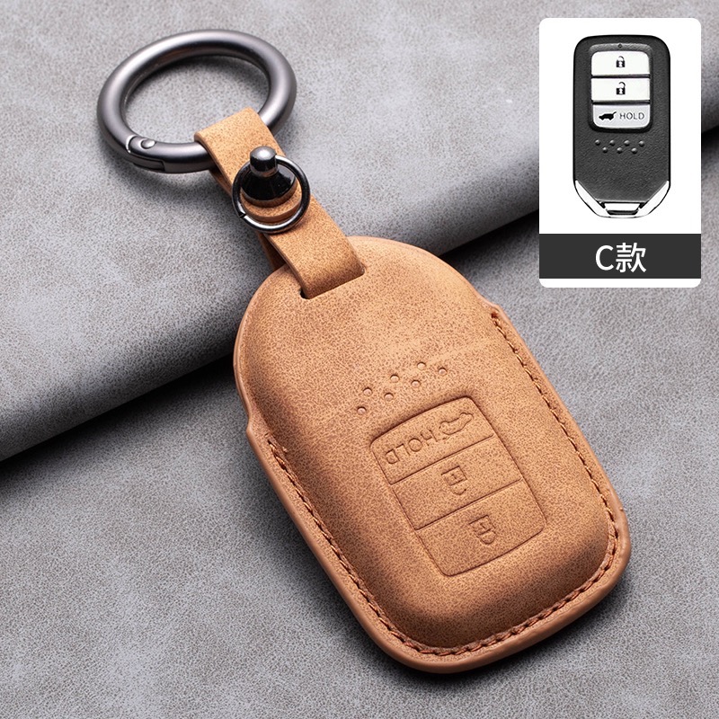本田 HONDA 鑰匙圈  CRV6 CRV5.5 HRV Odyssey Fit  皮套 鑰匙皮套-規格圖9