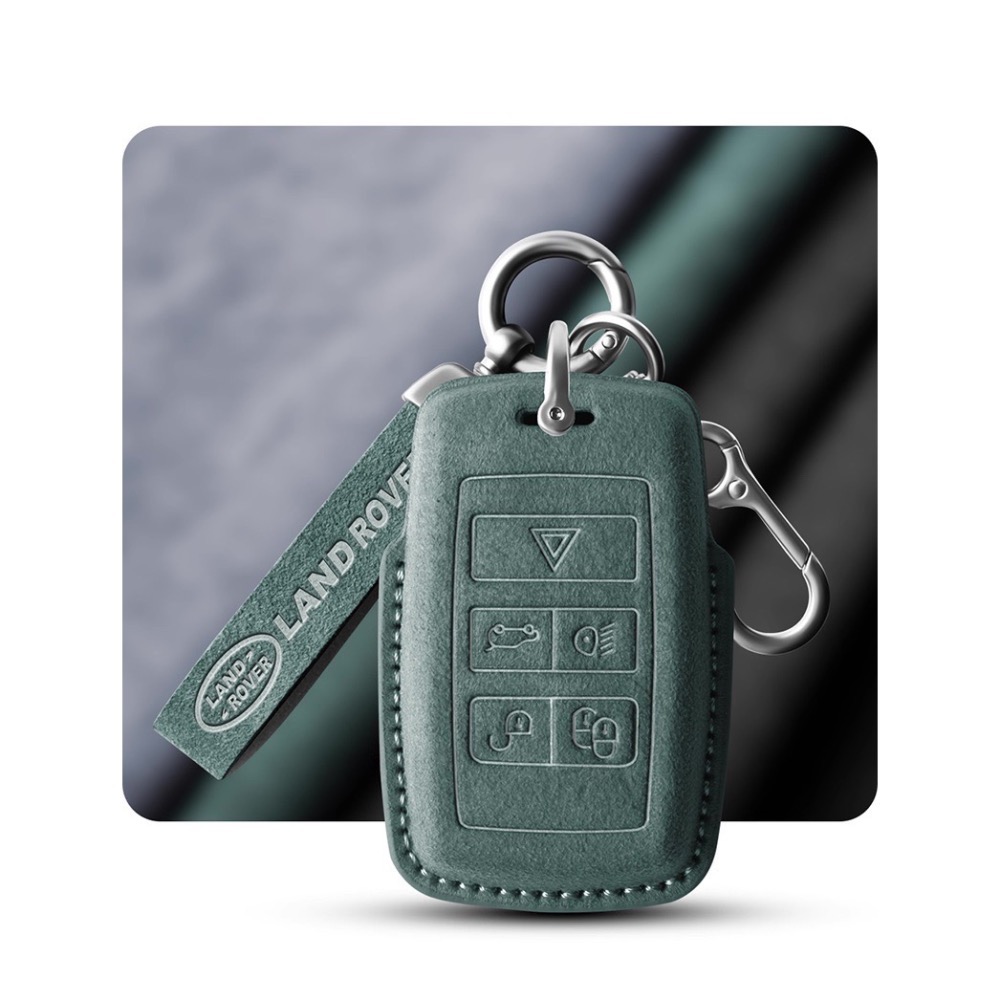 路虎 Land Rover Range Rover SV Evoque discovery Alcantara 鑰匙皮套-細節圖7