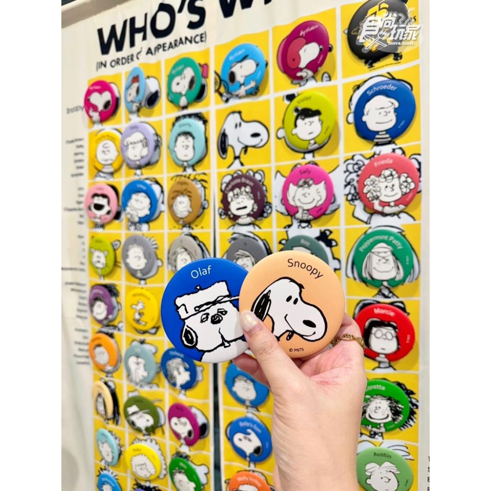PEANUTS 75 限量徽章別針１入加小卡１張 多達66款  snoopy 史努比 系列-細節圖3
