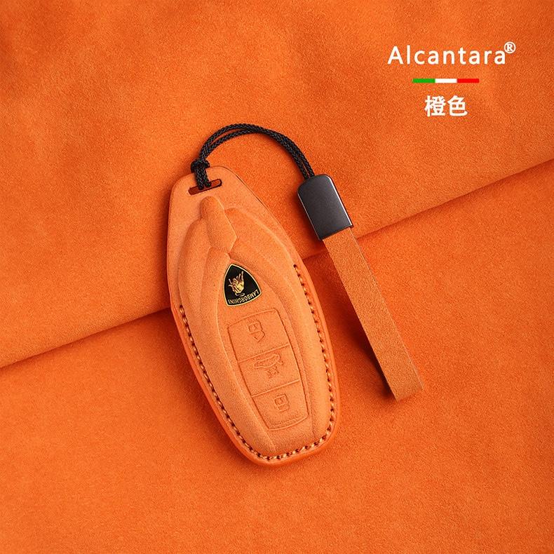 藍寶堅尼 Lamborghini Urus Revuelto Alcantara 鑰匙皮套-細節圖5