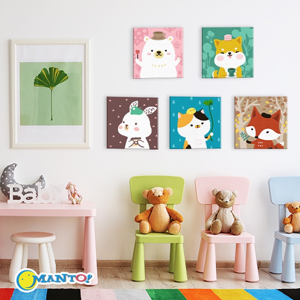 文青柴柴｜MANTO創意數字油畫(4040)-細節圖2