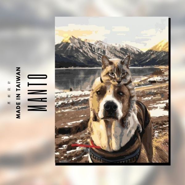 全新上市🔥Manto【台灣製造】釘好內框數字油畫45x36cm|可超取#1-規格圖10