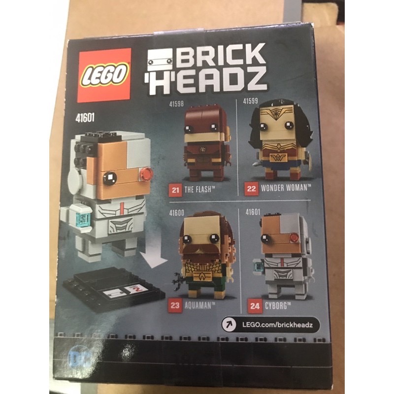 ￼樂高 41601 超級英雄 鋼骨 人偶 禮物 大頭 公仔 台北市可面交 LEGO brickheadz 積木 DC 2-細節圖2