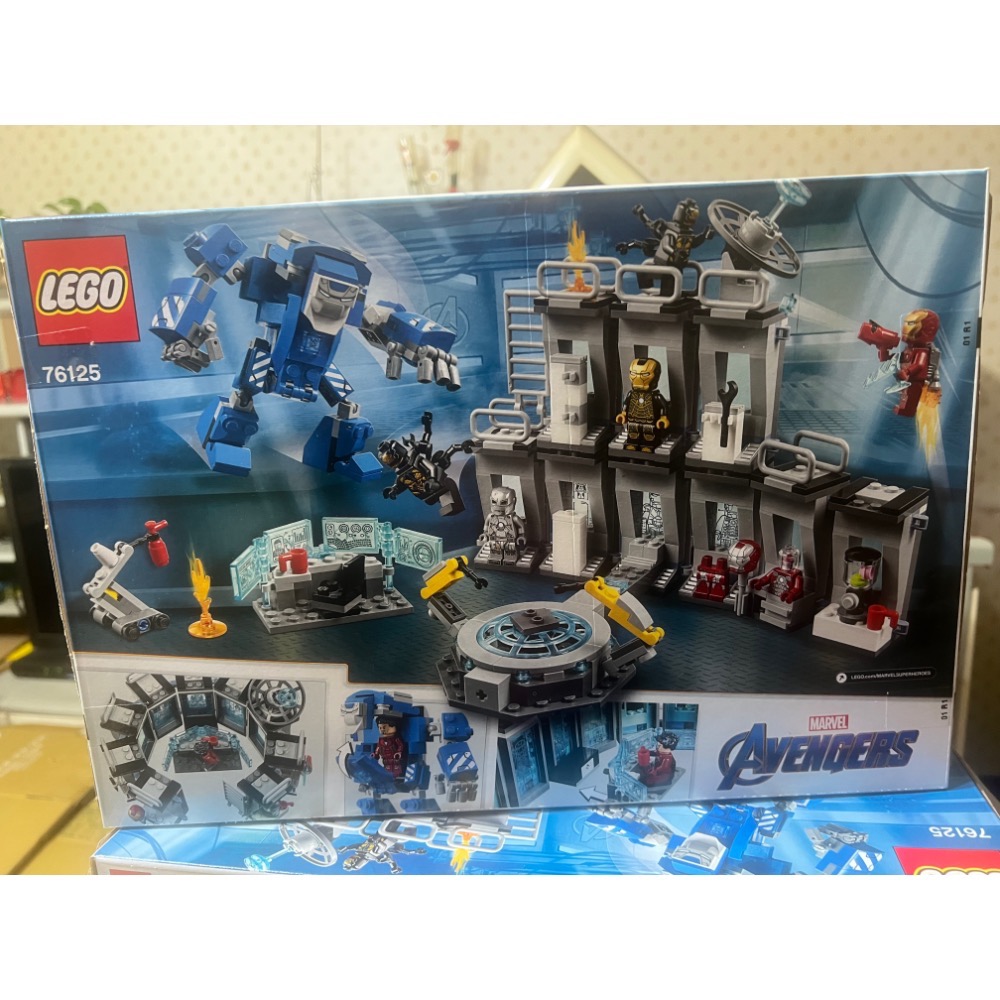 ￼樂高 LEGO 76125 復仇者聯盟 超級英雄 鋼鐵人格納庫 漫威 人偶 marvel avengers-細節圖2