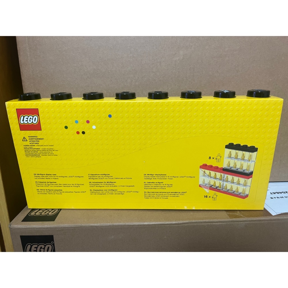 ￼樂高 4066 人偶 黑色 收納盒 minifigure display case LEGO-細節圖2