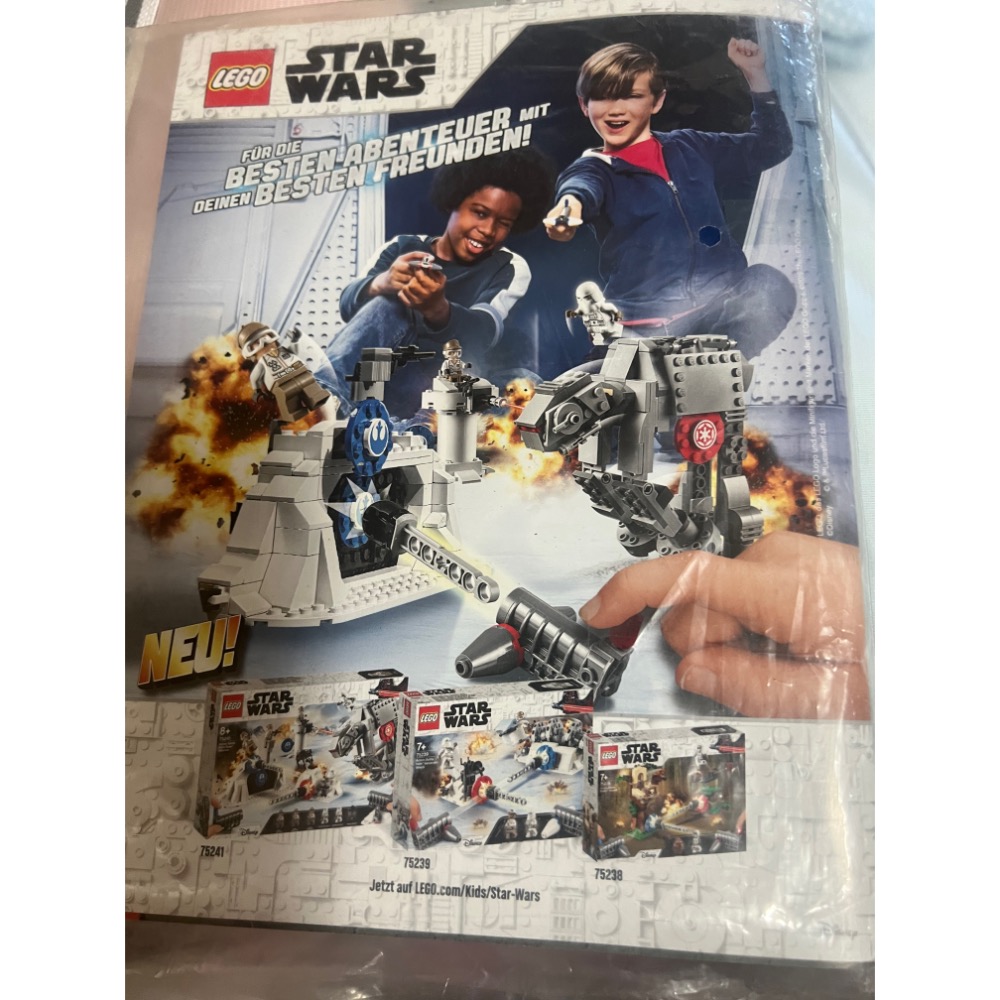 ￼樂高 雜誌 德國帶回 星際大戰 附贈 袋裝 AT-m6 LEGO Star Wars-細節圖2