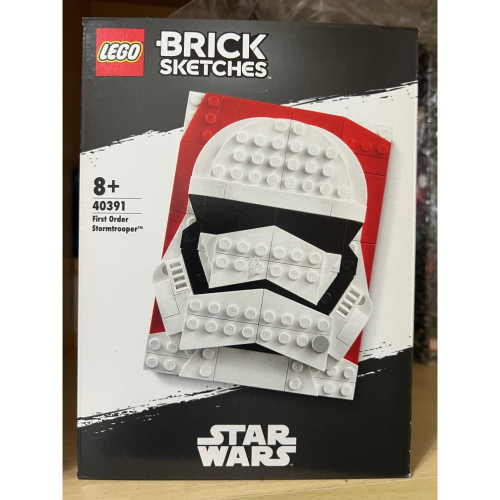 樂高 40391 星際大戰 白兵 風暴兵 頭像 LEGO Star Wars bricksketches