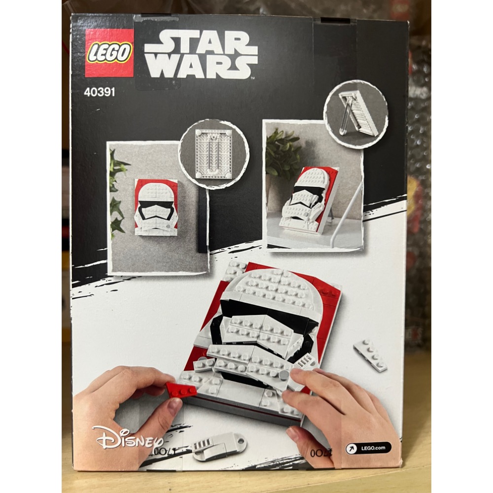 ￼樂高 40391 星際大戰 白兵 風暴兵 頭像 LEGO Star Wars bricksketches-細節圖3