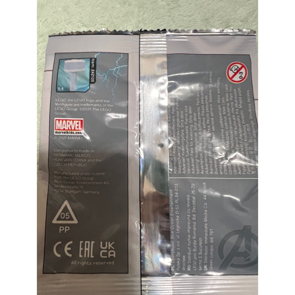 樂高 242105 超級英雄 雷神 索爾 袋裝 人偶 polybag-細節圖2