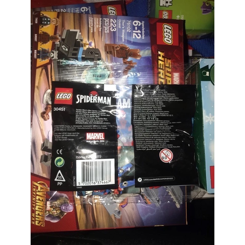 ￼樂高 30451 30443 蜘蛛人 超級英雄 人偶 無家日 漫威 北市 lego 30443 polybag 正版-細節圖2