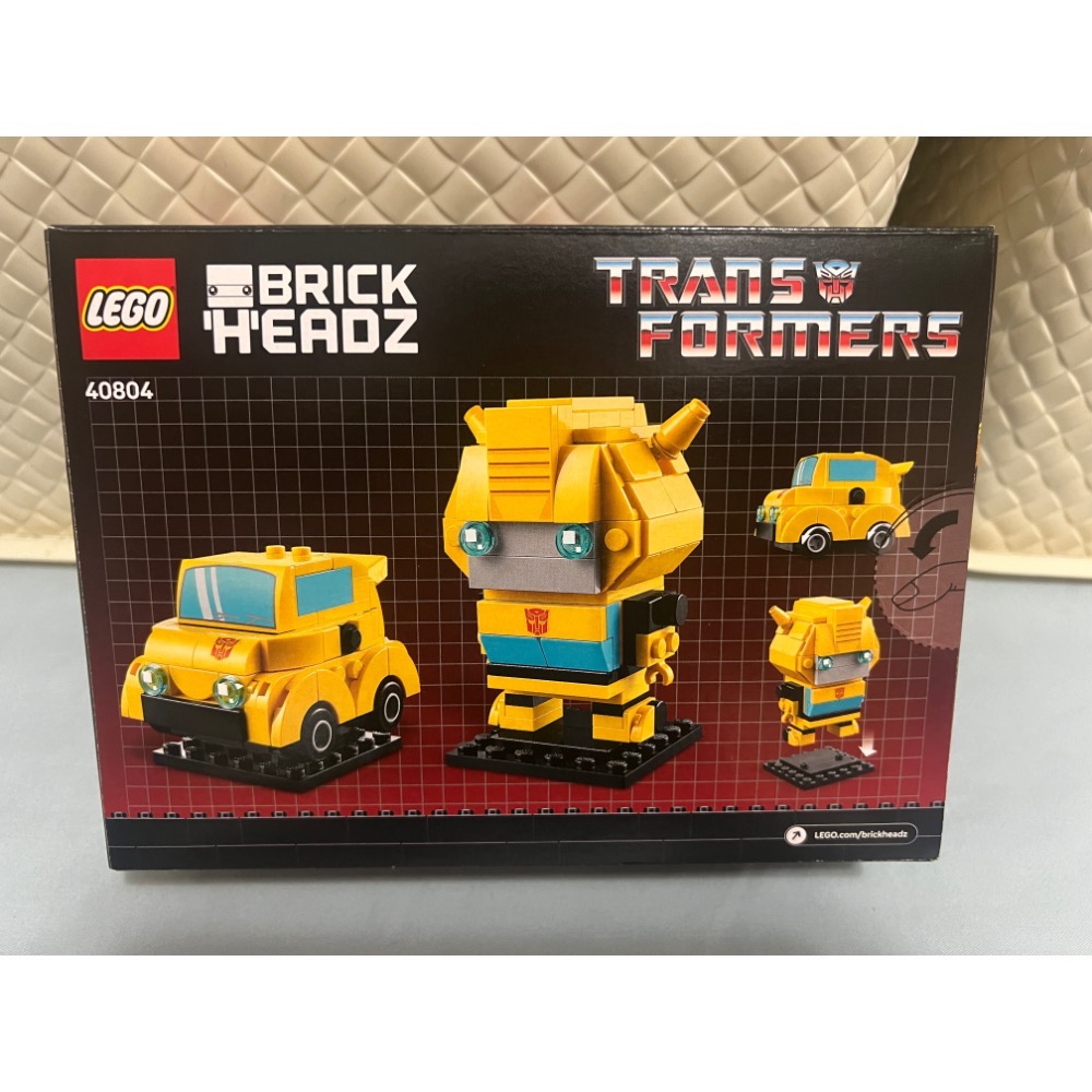 樂高 LEGO 40803 40804 變形金剛 柯博文 大黃蜂 大頭系列 公仔 brickheadz-細節圖4