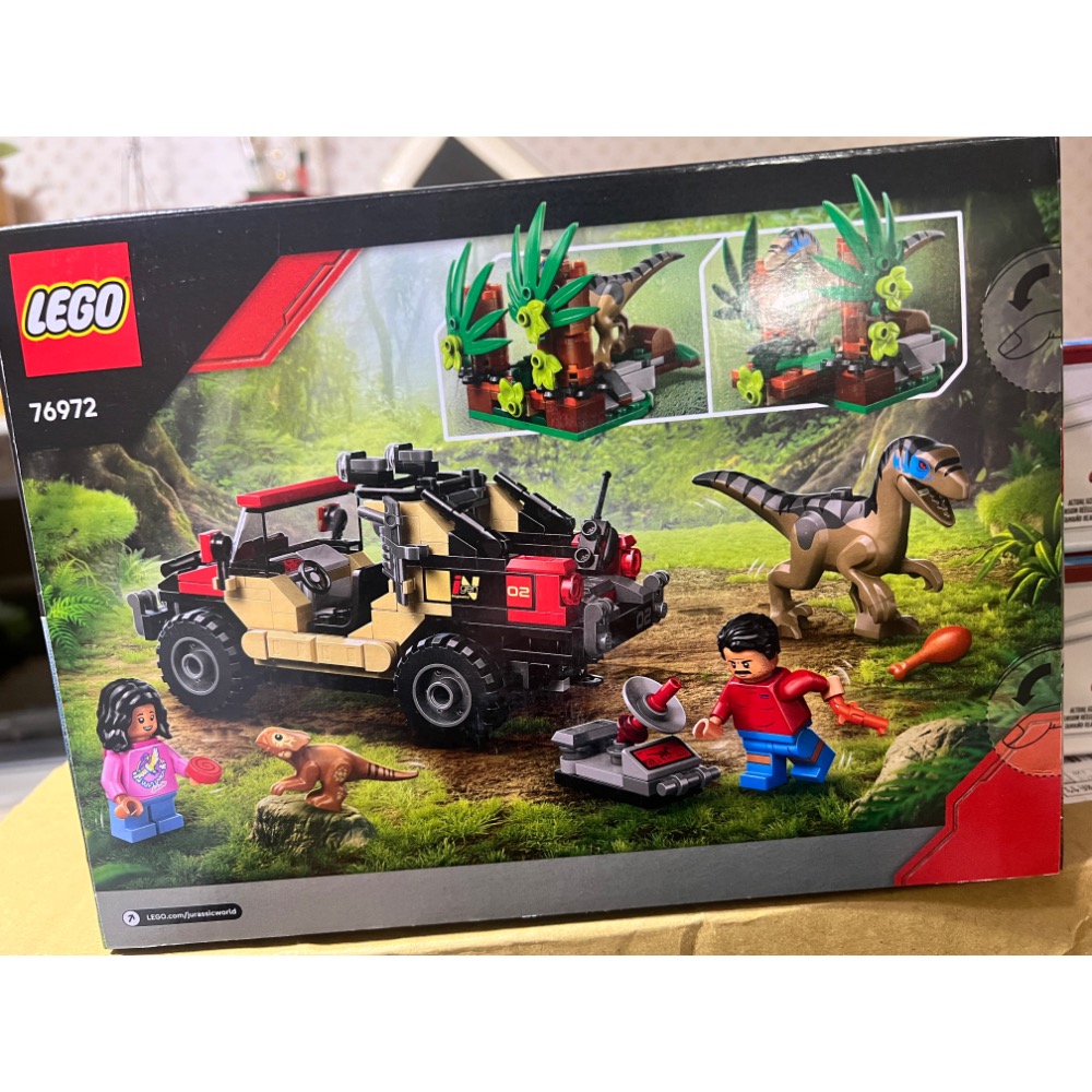 樂高 LEGO 76972 侏儸紀世界 迅猛龍 Jurassic World 逃離迅猛龍越野大冒險-細節圖2