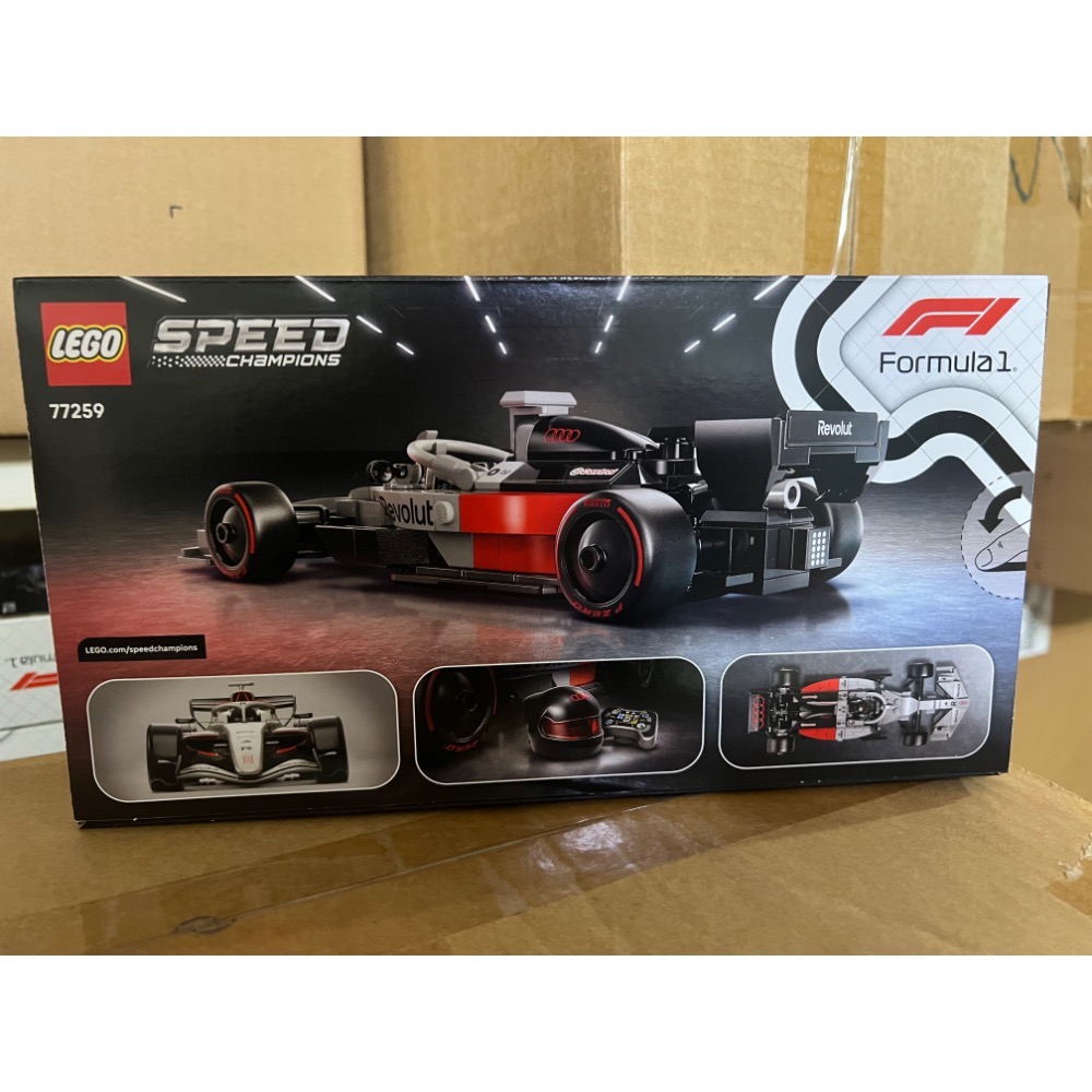 LEGO樂高 77259 Speed Champions 極速賽車系列 2603 - Audi Revolut F1-細節圖2
