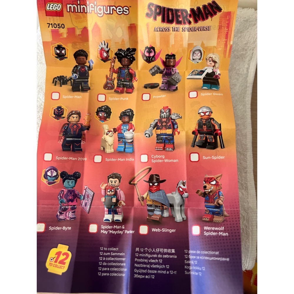 樂高 71050 蜘蛛人 穿越新宇宙 人偶包 拆售 Spider-Verse Complete 抽抽樂 超級英雄-細節圖2