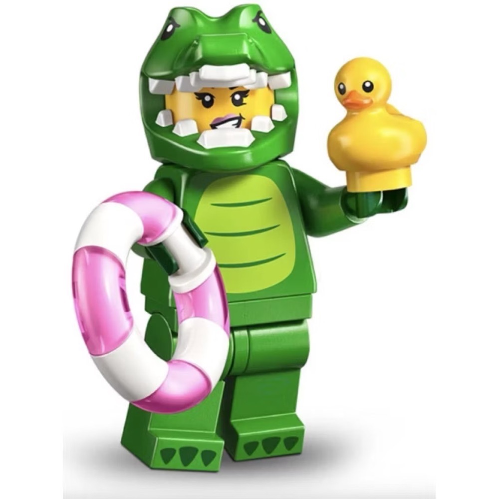 樂高 LEGO 71051未拆封  minifigures 28代 單售 動物裝 青蛙 鱷魚 貓咪 海豚 鸚鵡 無尾熊-規格圖8