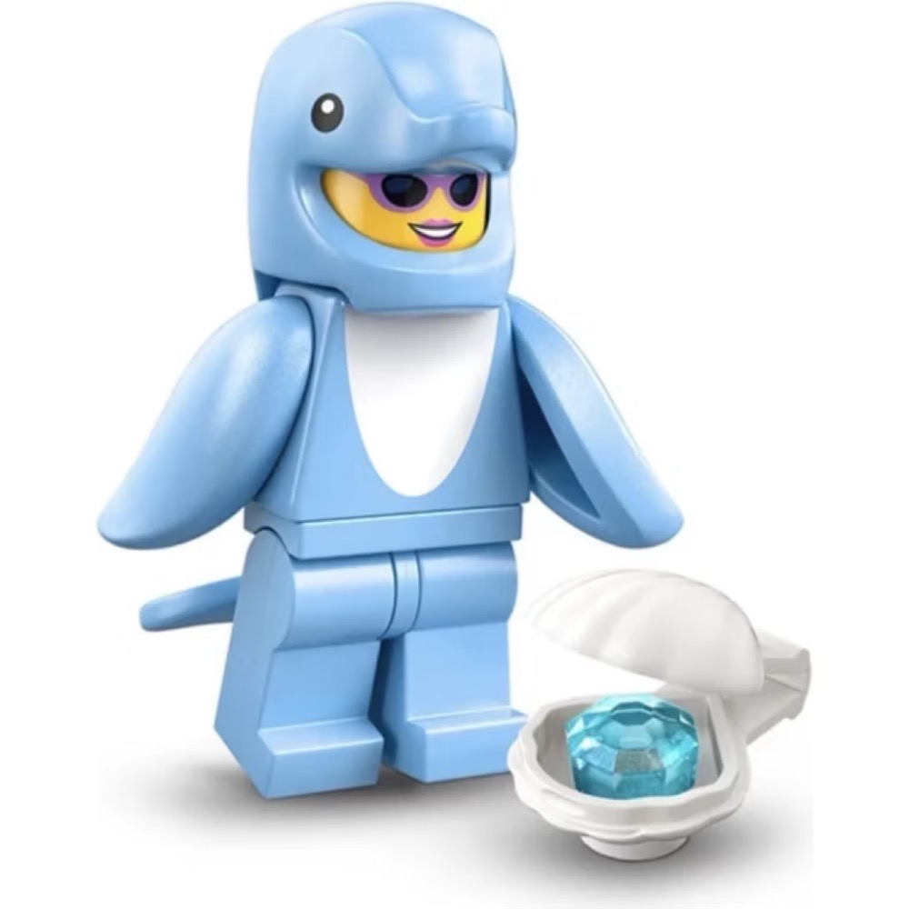 樂高 LEGO 71051未拆封  minifigures 28代 單售 動物裝 青蛙 鱷魚 貓咪 海豚 鸚鵡 無尾熊-規格圖8