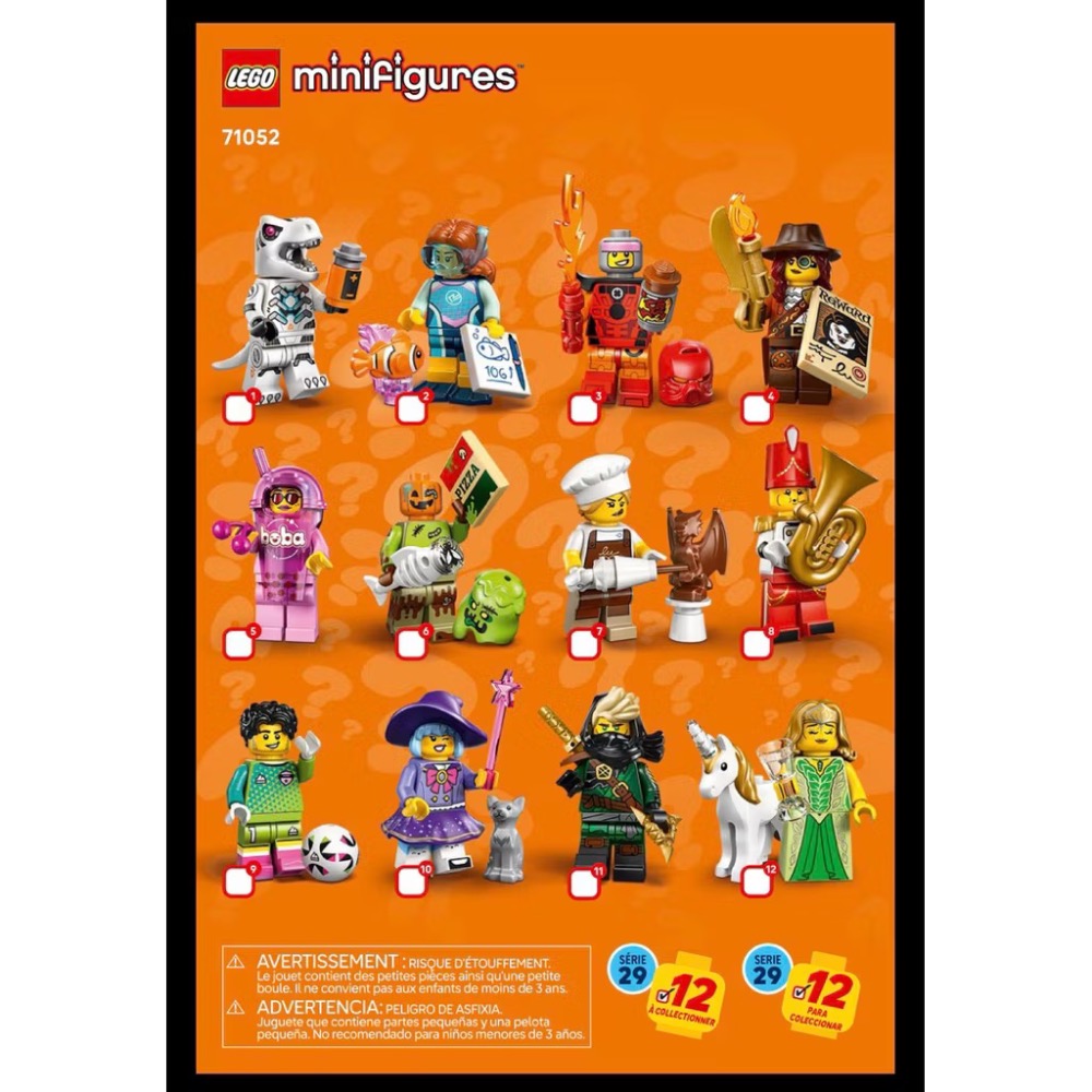 樂高 LEGO 71052 Minifigures 第29代 全套12款 合售 人偶包-細節圖3