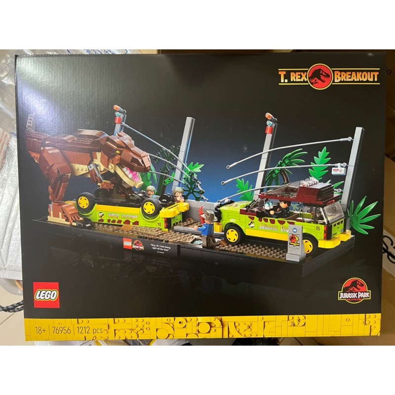 樂高 76956 侏儸紀公園 經典場景 暴龍 恐龍 Jurassic park LEGO-規格圖2