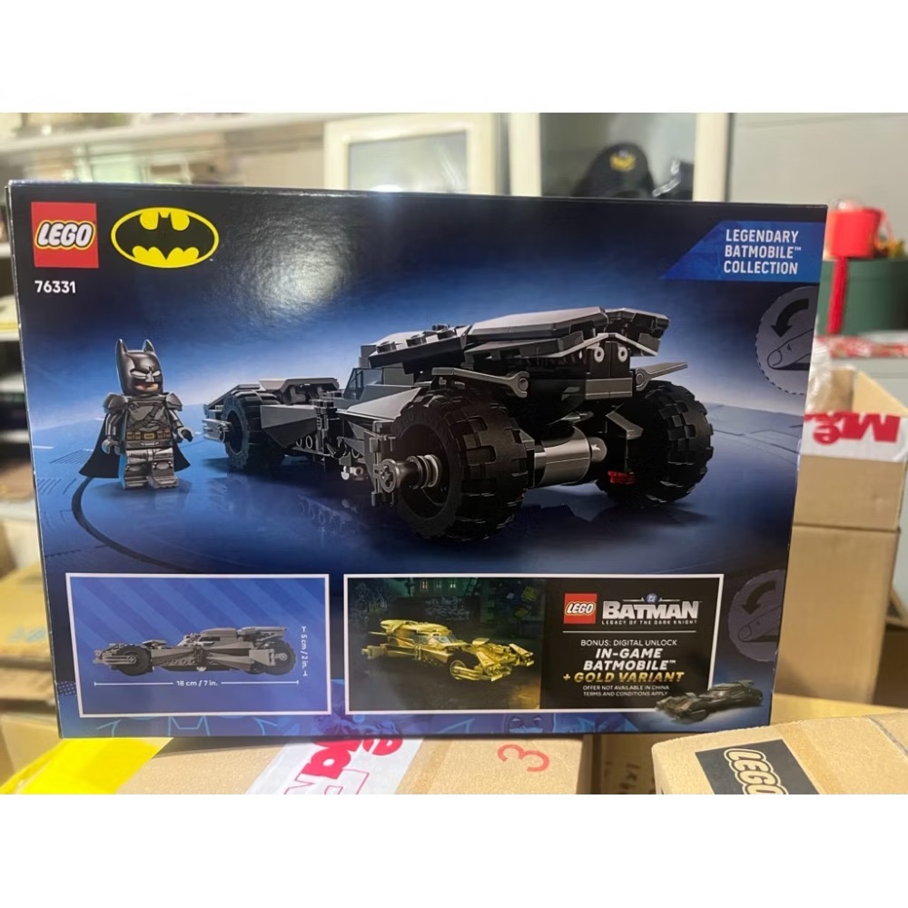 LEGO 樂高 76331 超級英雄 蝙蝠俠 對超人 蝙蝠車Batman Superman Batmobile-細節圖2