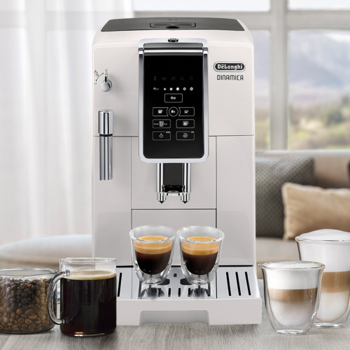 歐洲迪朗奇DeLonghi 全自動義式咖啡機 冰咖啡愛好首選 ECAM350.20.W